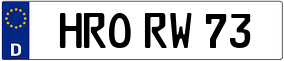 Truck License Plate